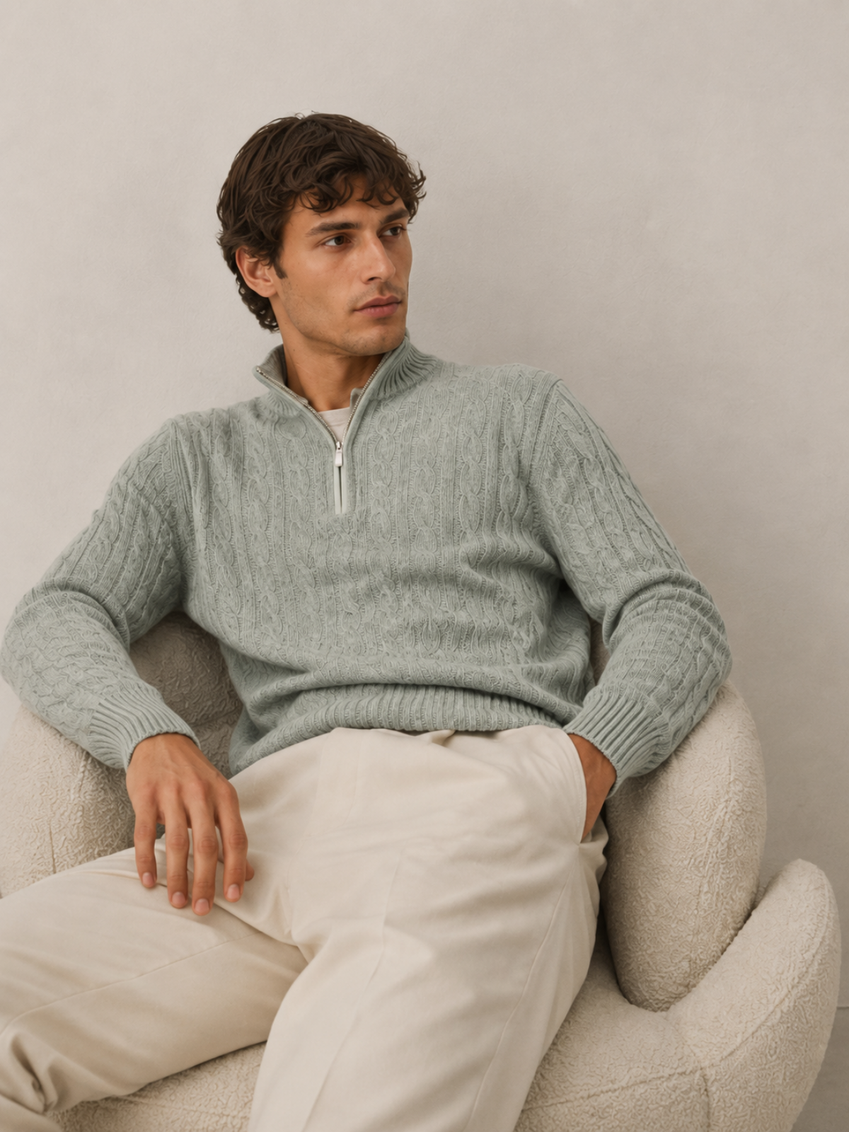 MAGLIA PULLOVER PISTACHE