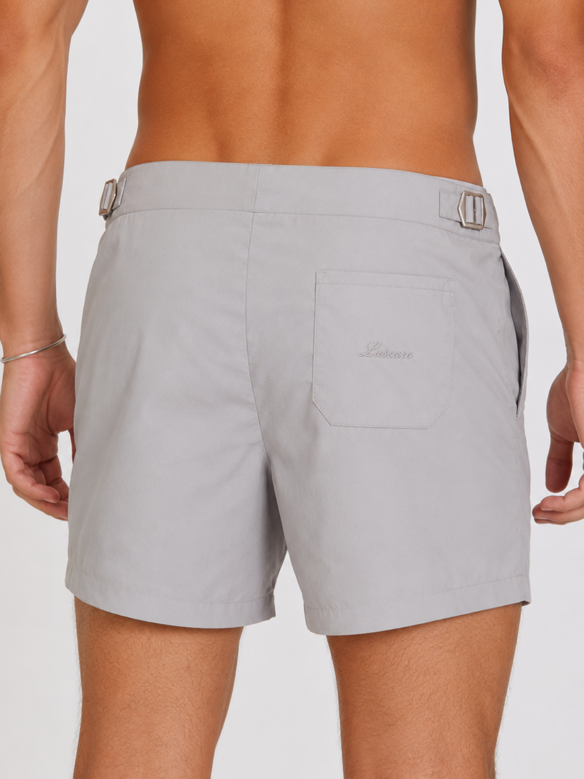 GREY SEASIDE SWIM SHORT