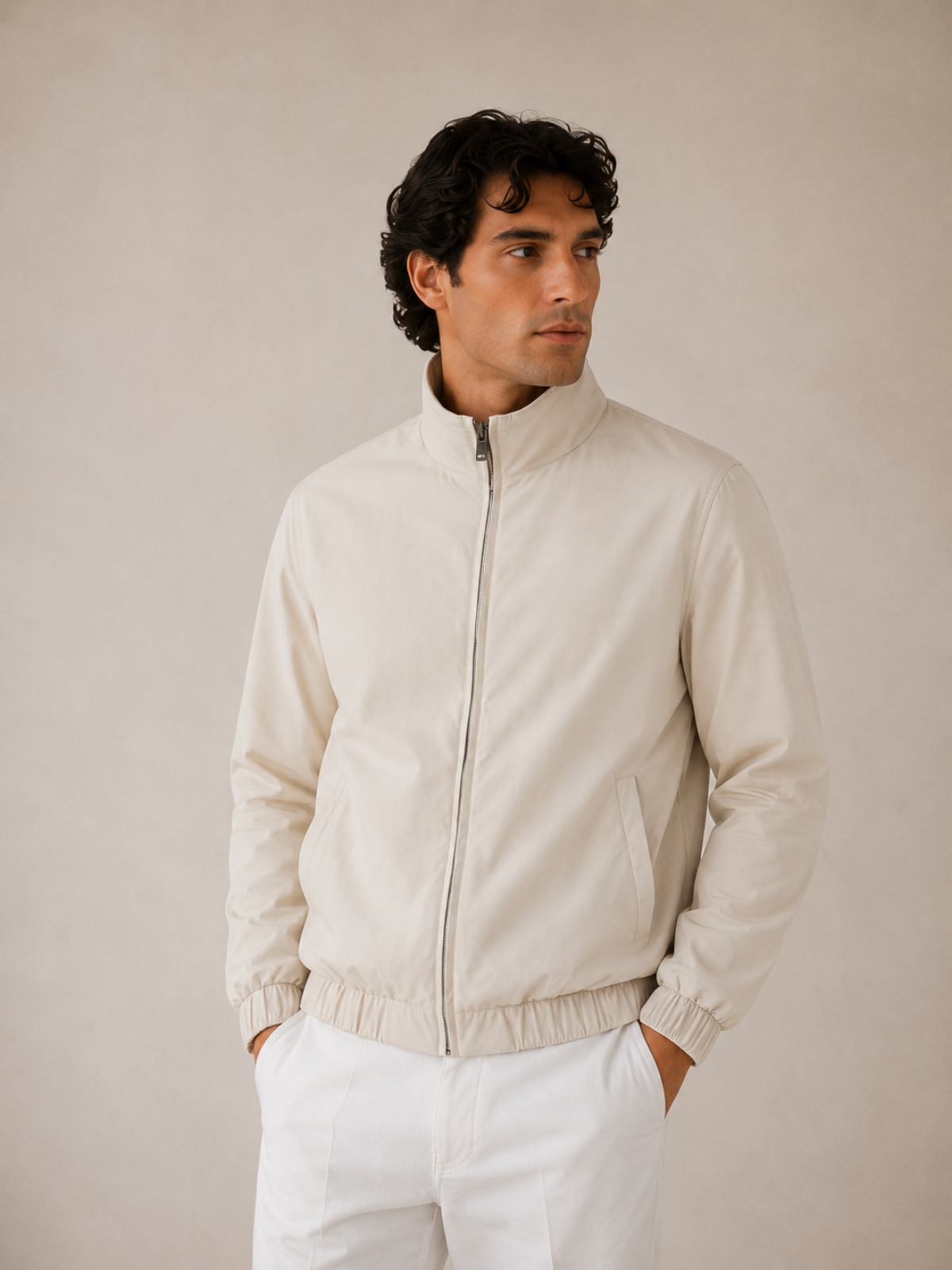 AUREL REVERSIBLE JACKET TAUPE