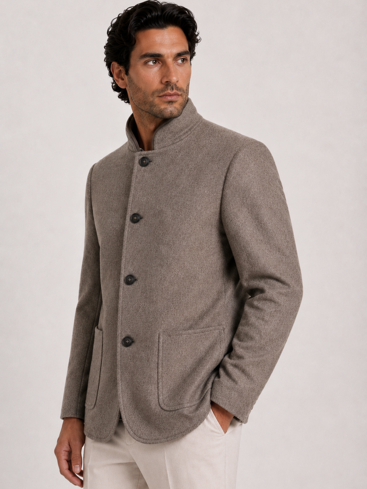 CASHMERE VENDÔME JACKET TAUPE