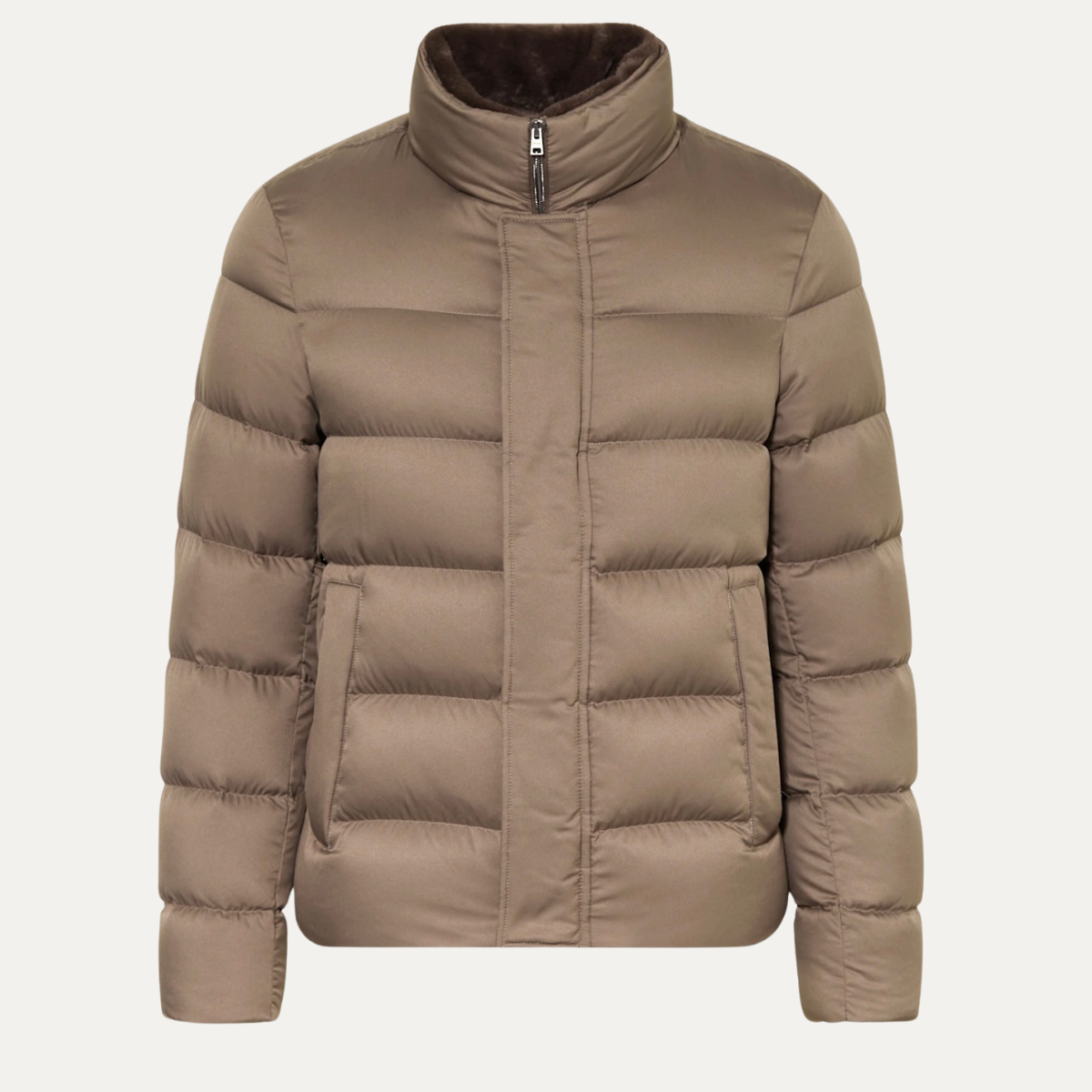 Luscaro | Savoy Fur Jacket Taupe