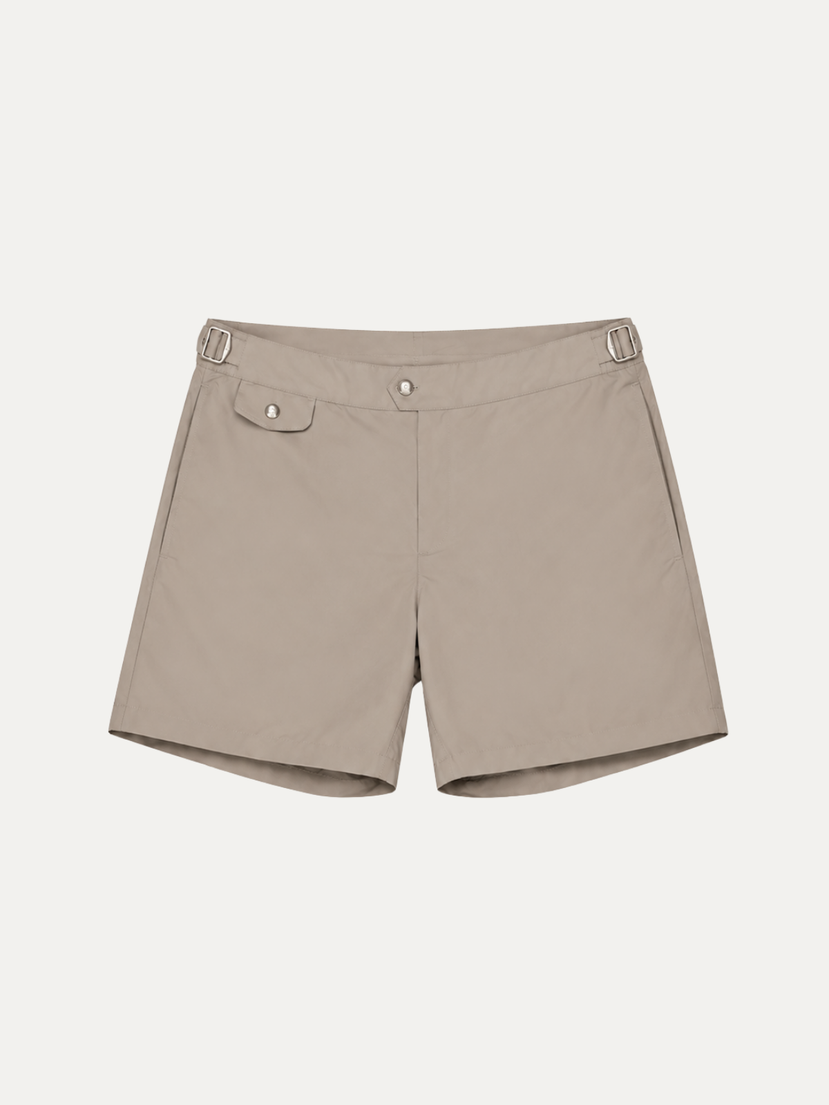 TAUPE SEASIDE SWIM SHORT