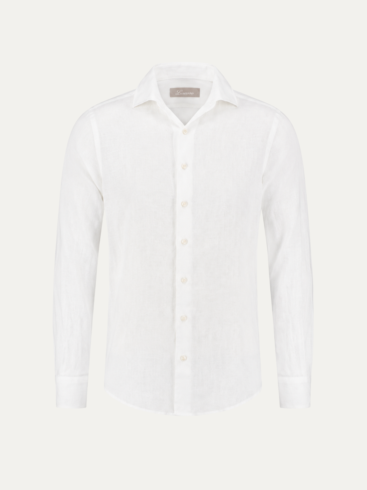 SIGNATURE LINEN SHIRT WHITE