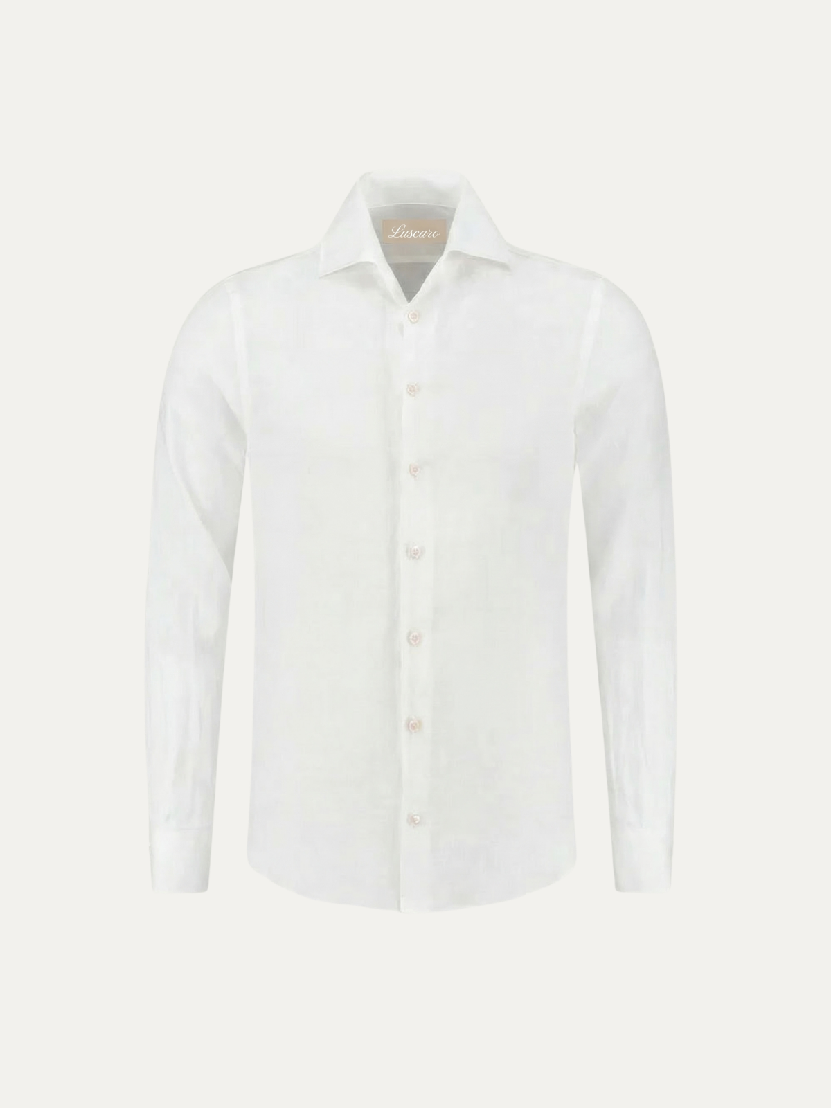 SIGNATURE LINEN SHIRT WHITE