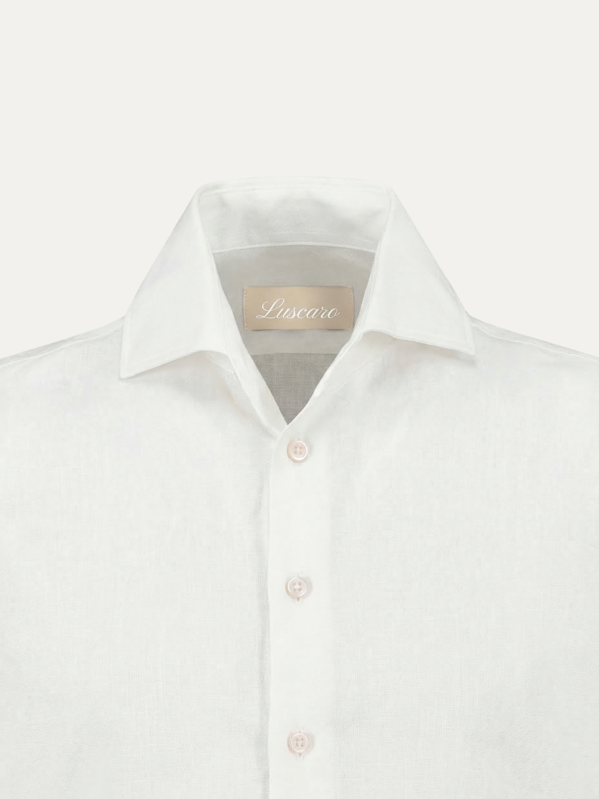 SIGNATURE LINEN SHIRT WHITE