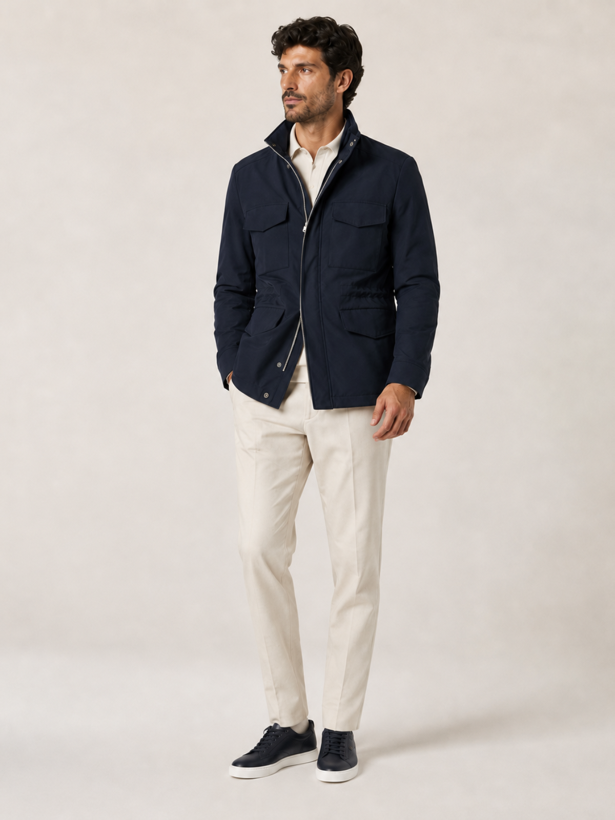 VOYAGER JACKET NAVY BLUE