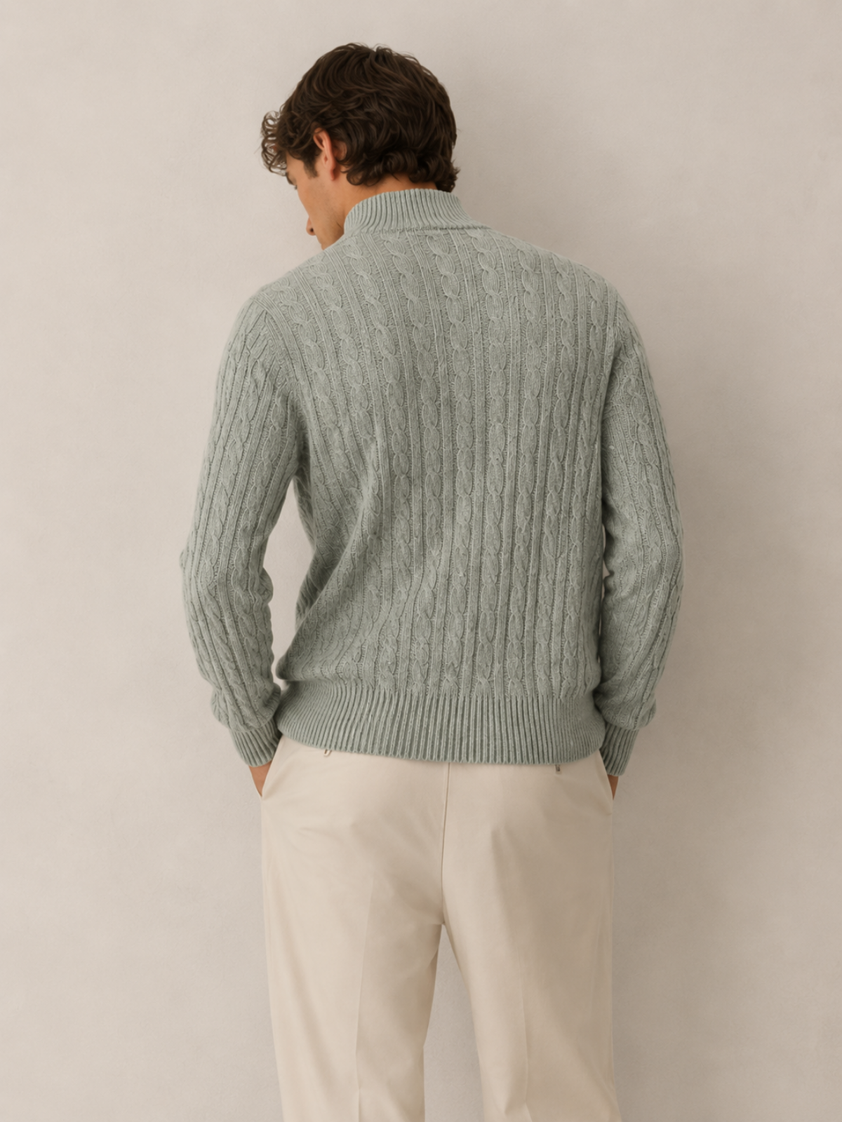 MAGLIA PULLOVER PISTACHE