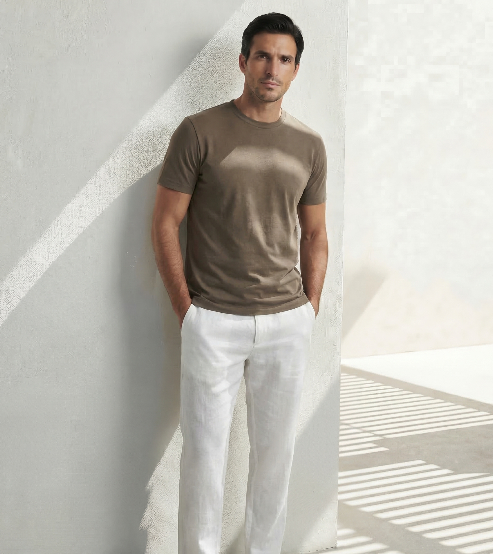 CHARLES T-SHIRT STEIN-MAULWURFGRAU
