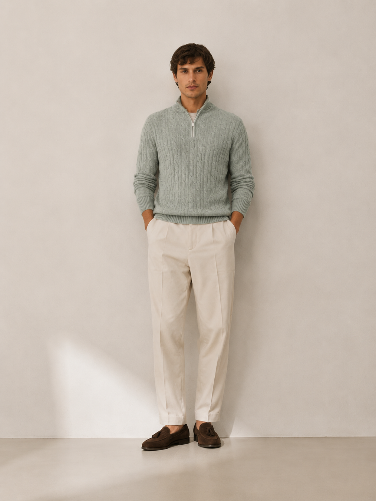 MAGLIA PULLOVER PISTACHE