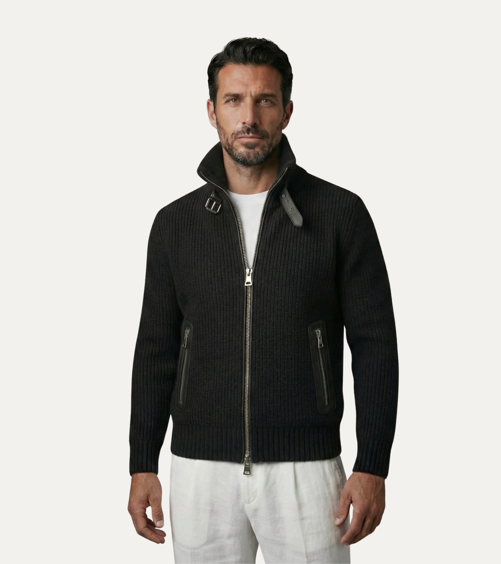 ONYX LEATHER BLOUSON
