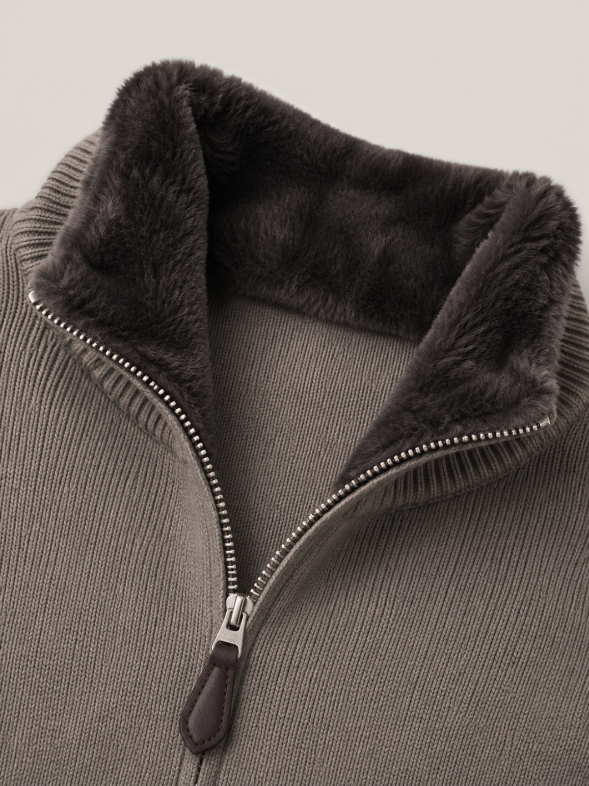 Elysian Fur Blouson Taupe