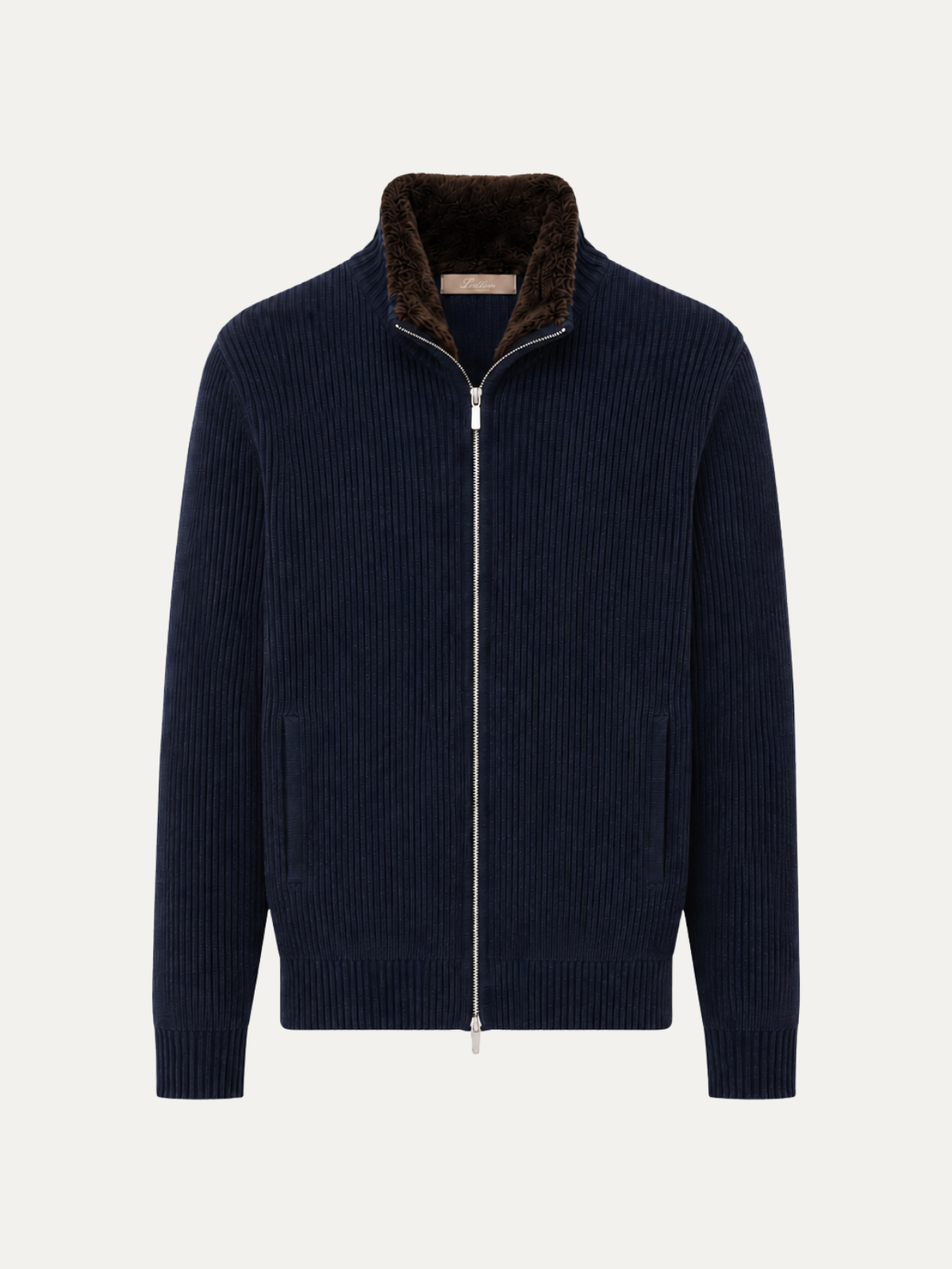 ELYSIAN FUR BLOUSON NAVY